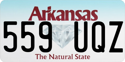 AR license plate 559UQZ
