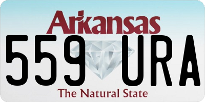 AR license plate 559URA