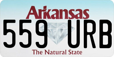 AR license plate 559URB