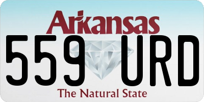 AR license plate 559URD