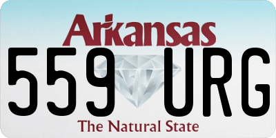 AR license plate 559URG