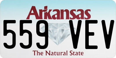 AR license plate 559VEV