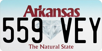 AR license plate 559VEY