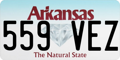 AR license plate 559VEZ