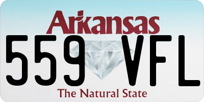 AR license plate 559VFL