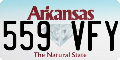 AR license plate 559VFY