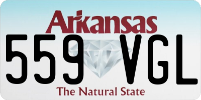 AR license plate 559VGL
