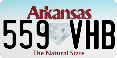 AR license plate 559VHB