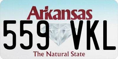 AR license plate 559VKL