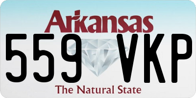 AR license plate 559VKP