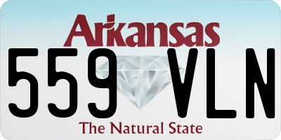 AR license plate 559VLN