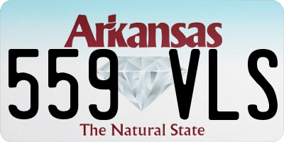 AR license plate 559VLS