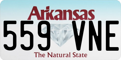 AR license plate 559VNE
