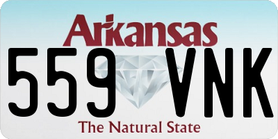 AR license plate 559VNK