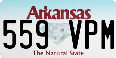 AR license plate 559VPM