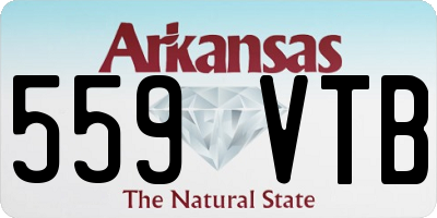 AR license plate 559VTB