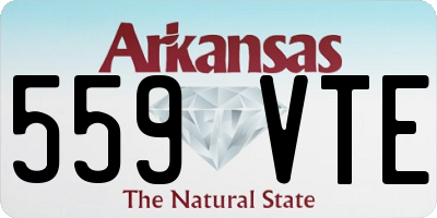 AR license plate 559VTE