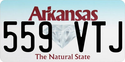 AR license plate 559VTJ
