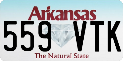 AR license plate 559VTK