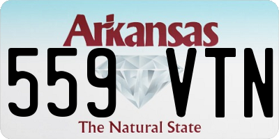 AR license plate 559VTN