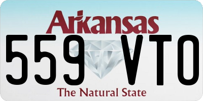 AR license plate 559VTO
