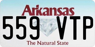 AR license plate 559VTP