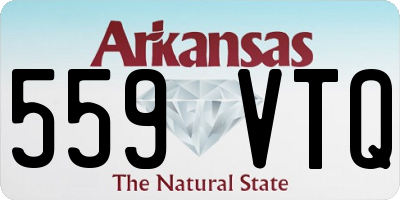 AR license plate 559VTQ