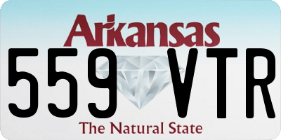 AR license plate 559VTR
