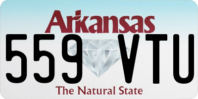 AR license plate 559VTU