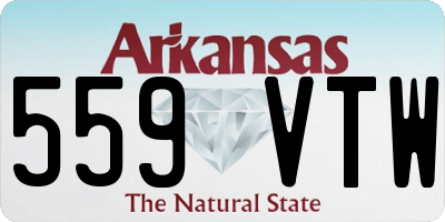 AR license plate 559VTW