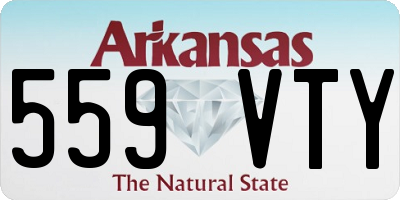 AR license plate 559VTY