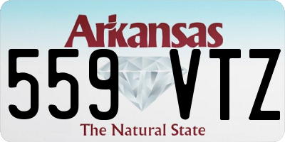 AR license plate 559VTZ