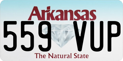 AR license plate 559VUP