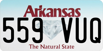 AR license plate 559VUQ