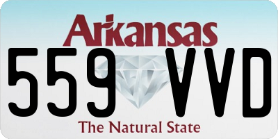 AR license plate 559VVD