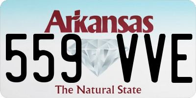 AR license plate 559VVE