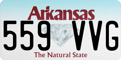 AR license plate 559VVG