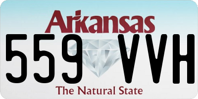 AR license plate 559VVH