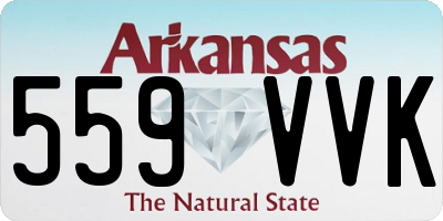 AR license plate 559VVK
