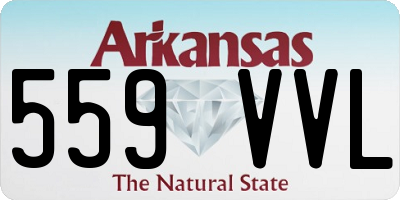 AR license plate 559VVL