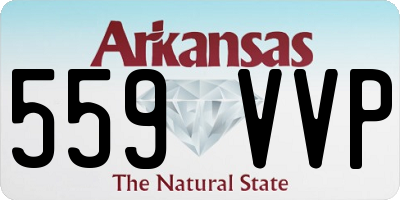 AR license plate 559VVP