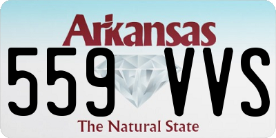 AR license plate 559VVS