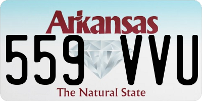 AR license plate 559VVU