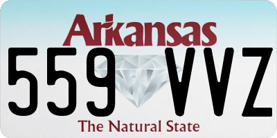AR license plate 559VVZ