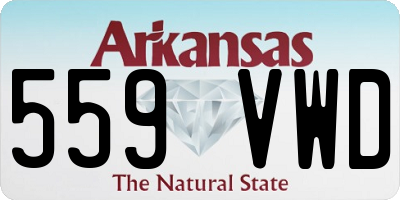 AR license plate 559VWD