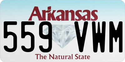 AR license plate 559VWM