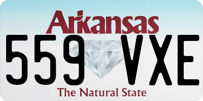 AR license plate 559VXE