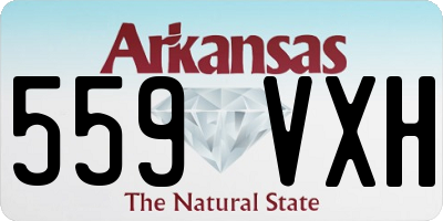 AR license plate 559VXH
