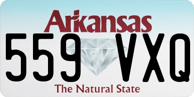 AR license plate 559VXQ