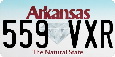 AR license plate 559VXR